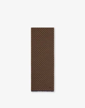 Scarf with all-over Double Question Mark detail Scarf with all-over Double Question Mark detail