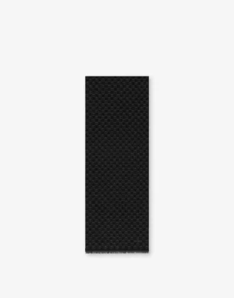 Scarf with all-over Double Question Mark detail Scarf with all-over Double Question Mark detail