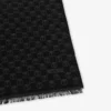 Scarf with all-over Double Question Mark detail