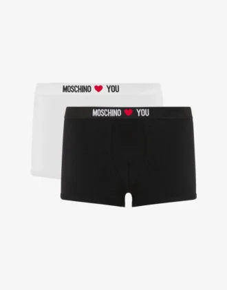 Set of 2 boxers in stretch jersey My Valentine
