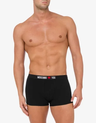 Set of 2 boxers in stretch jersey My Valentine
