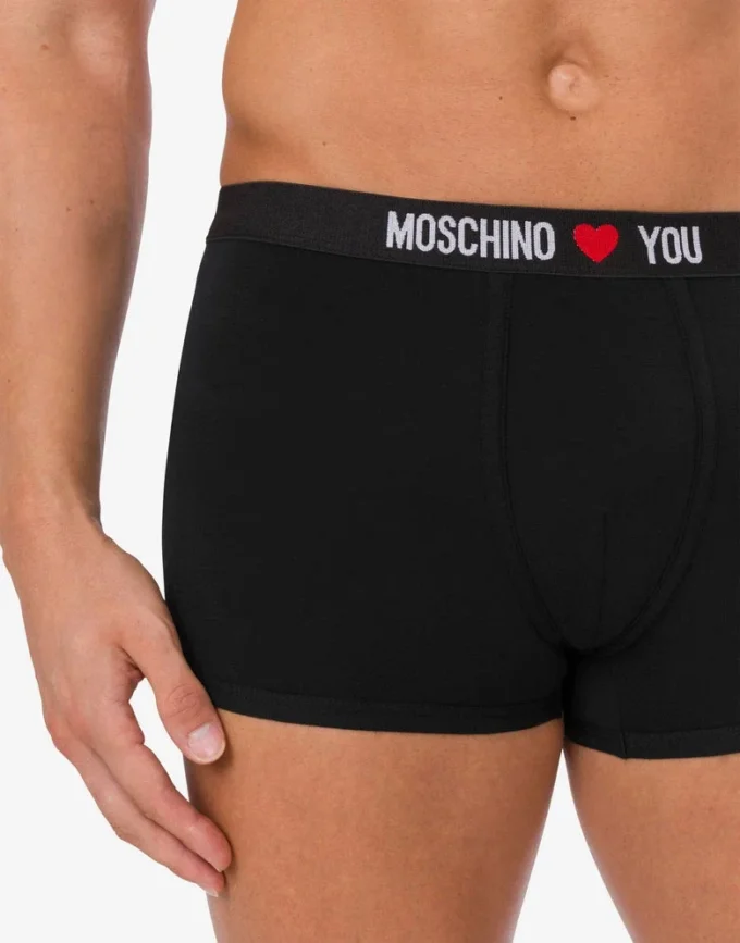Set of 2 boxers in stretch jersey My Valentine