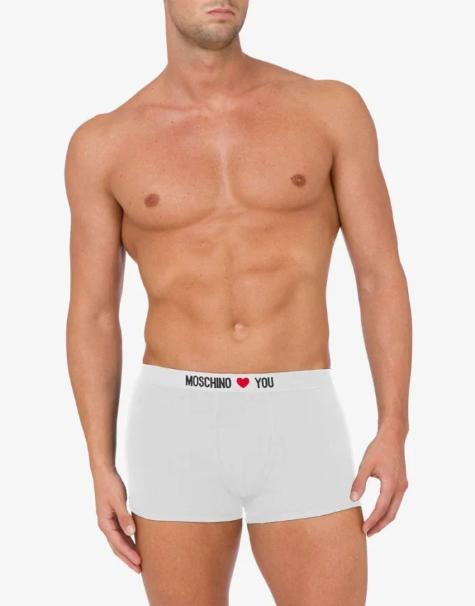 Set of 2 boxers in stretch jersey My Valentine