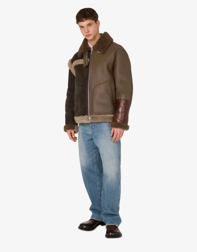 Shearling-blend sheepskin