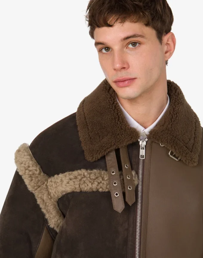 Shearling-blend sheepskin