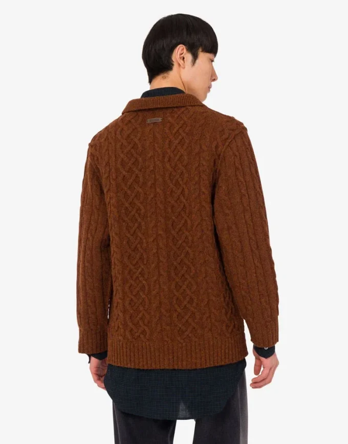 Shetland wool cardigan