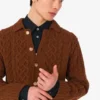 Shetland wool cardigan