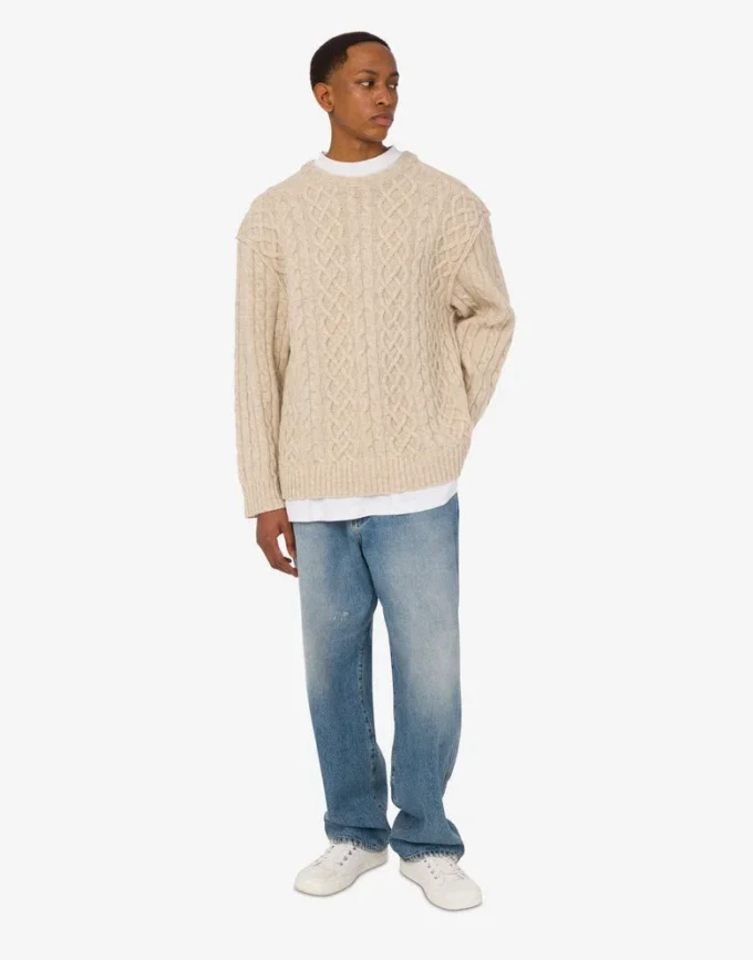 Shetland wool pullover