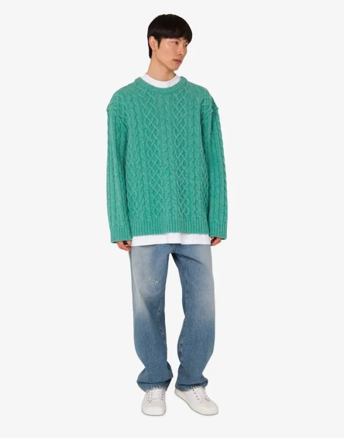 Shetland wool pullover
