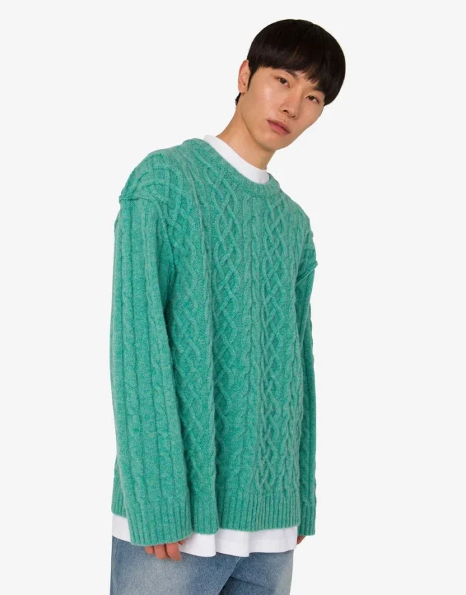 Shetland wool pullover