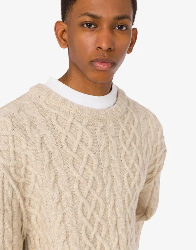 Shetland wool pullover
