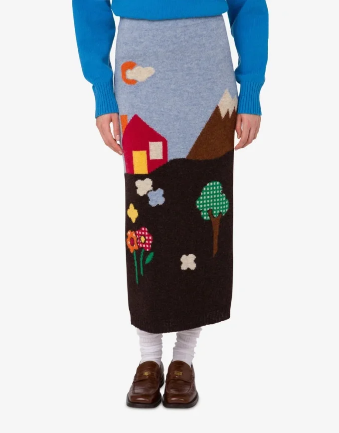 Shetland wool skirt Archive