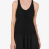Shiny viscose tank top Golden M