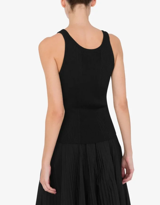 Shiny viscose tank top Golden M