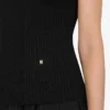 Shiny viscose tank top Golden M