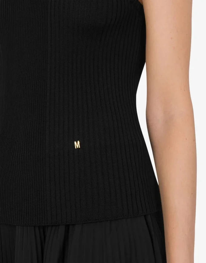 Shiny viscose tank top Golden M