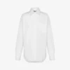 Shirt in cotton poplin