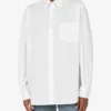 Shirt in cotton poplin