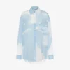 Shirt in georgette “In The Cloud”