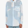Shirt in georgette “In The Cloud”