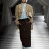 Shirt in georgette “In The Cloud”