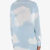 Shirt in georgette “In The Cloud”