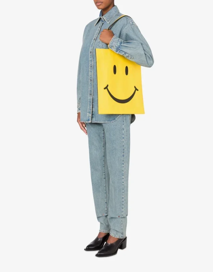 Shopper in nappa Smiley® Shopper in nappa Smiley®