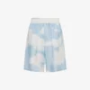 Silk twill bermuda shorts Archive Clouds