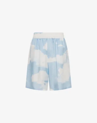 Silk twill bermuda shorts Archive Clouds Silk twill bermuda shorts Archive Clouds