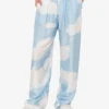 Silk twill pants Archive Clouds