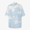 Silk twill shirt Archive Clouds