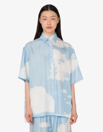 Silk twill shirt Archive Clouds Silk twill shirt Archive Clouds
