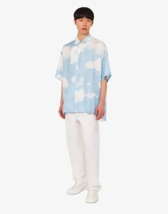 Silk twill shirt Archive Clouds Silk twill shirt Archive Clouds