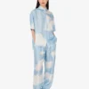 Silk twill shirt Archive Clouds