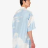 Silk twill shirt Archive Clouds