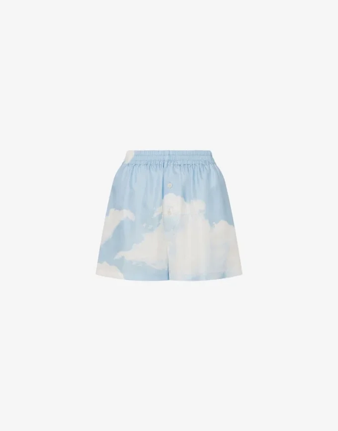 Silk twill shorts Archive Clouds Silk twill shorts Archive Clouds