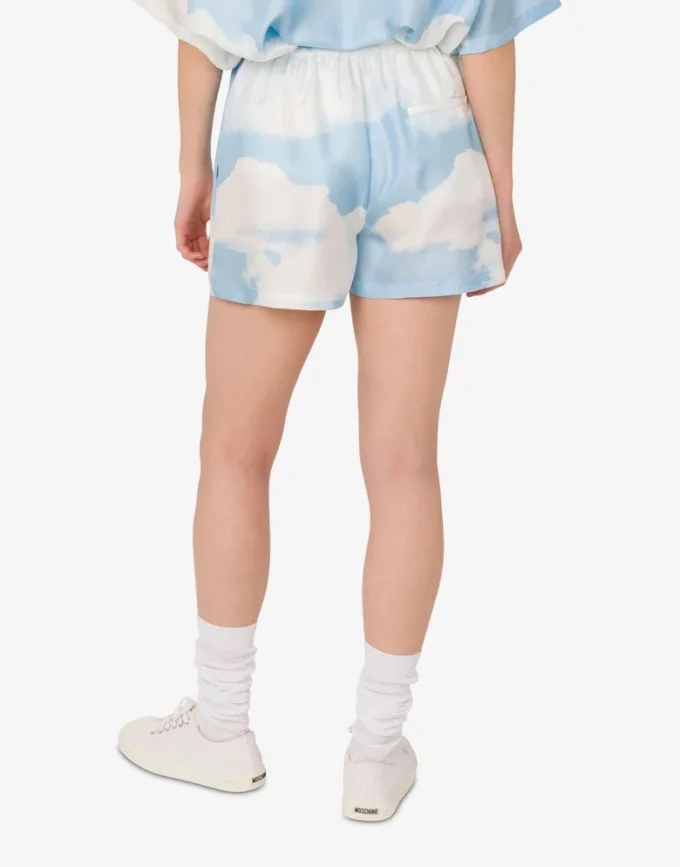 Silk twill shorts Archive Clouds Silk twill shorts Archive Clouds