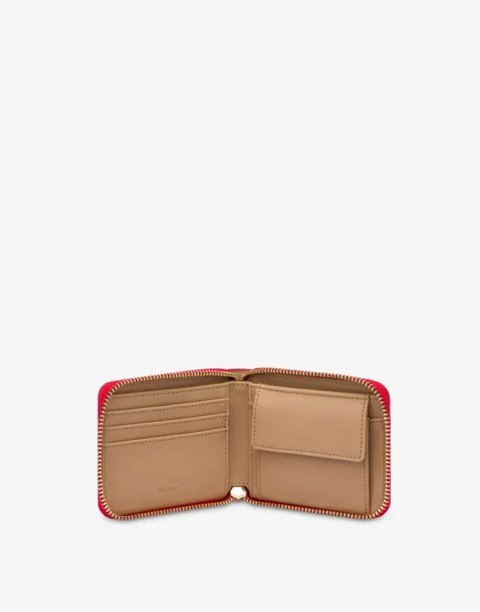 Small Croco Zip Around Wallet
