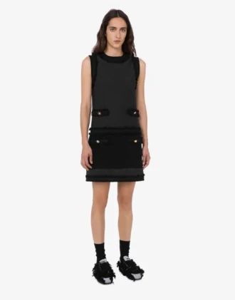 Stretch bouclé dress