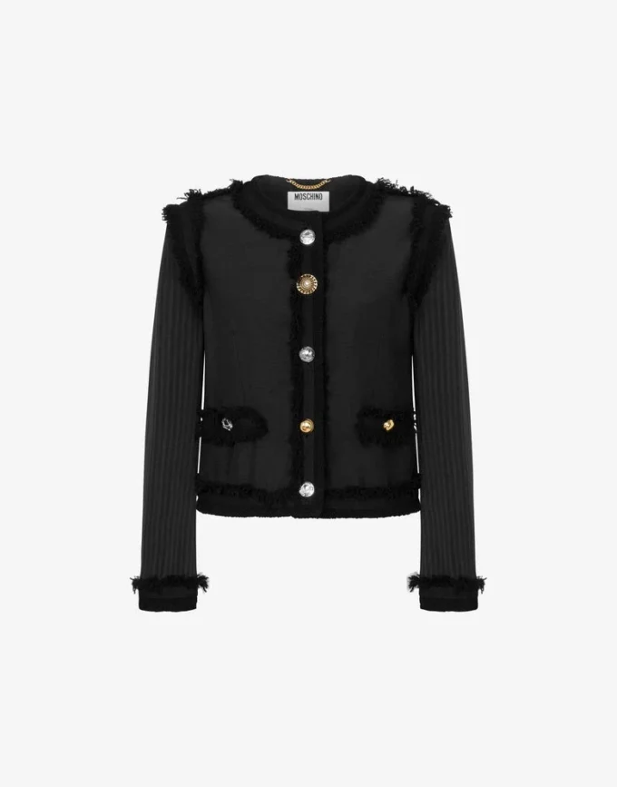 Stretch bouclé jacket Stretch bouclé jacket