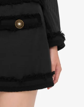 Stretch bouclé miniskirt Stretch bouclé miniskirt