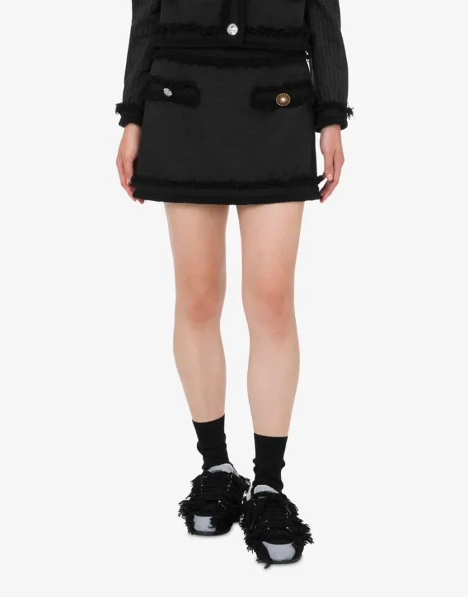 Stretch bouclé miniskirt Stretch bouclé miniskirt