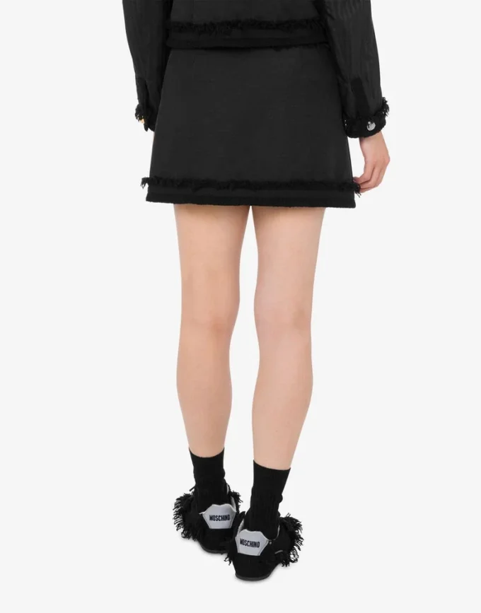 Stretch bouclé miniskirt Stretch bouclé miniskirt