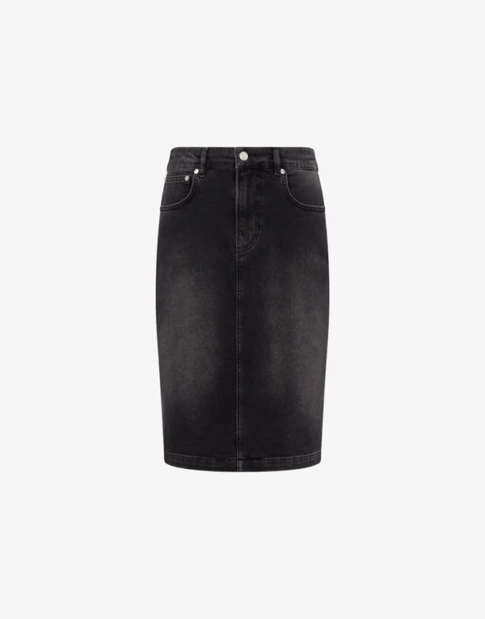 Stretch cotton denim skirt Stretch cotton denim skirt