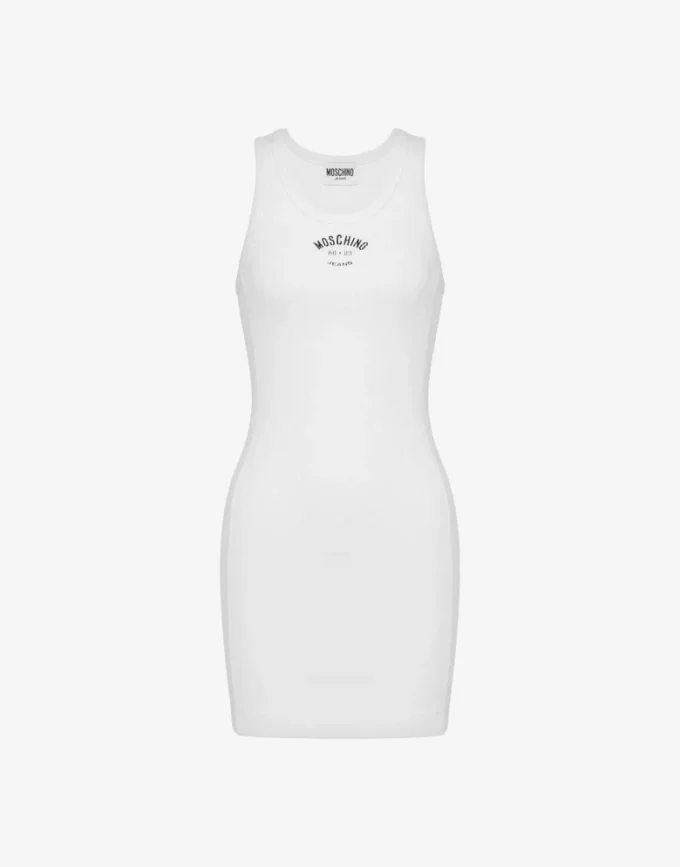Stretch cotton dress