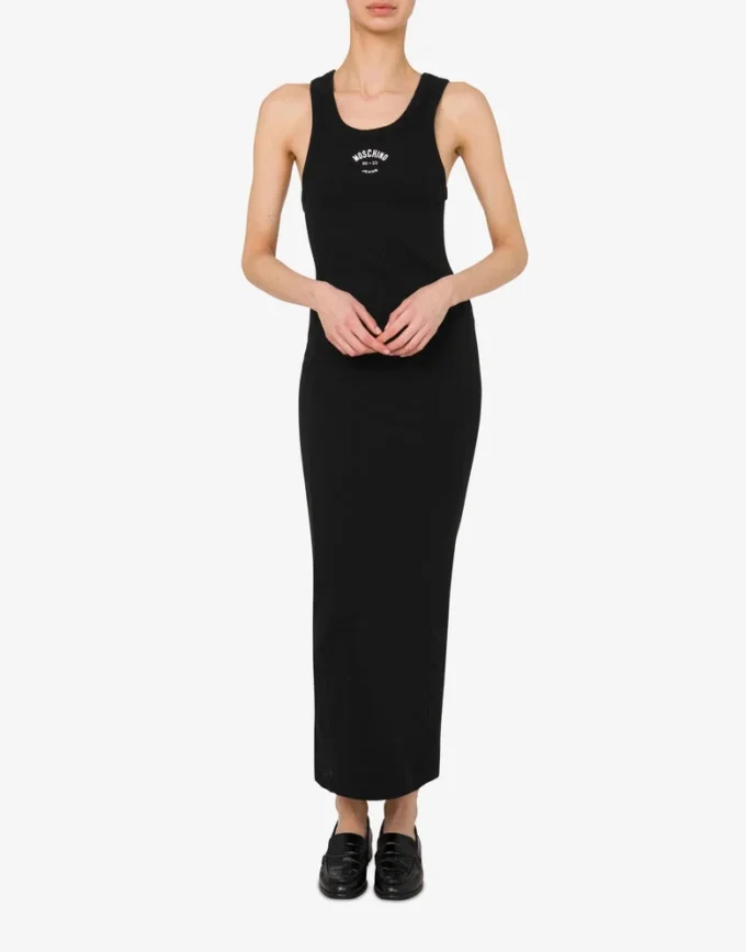 Stretch cotton dress