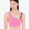 Stretch cotton jersey sports top