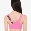 Stretch cotton jersey sports top