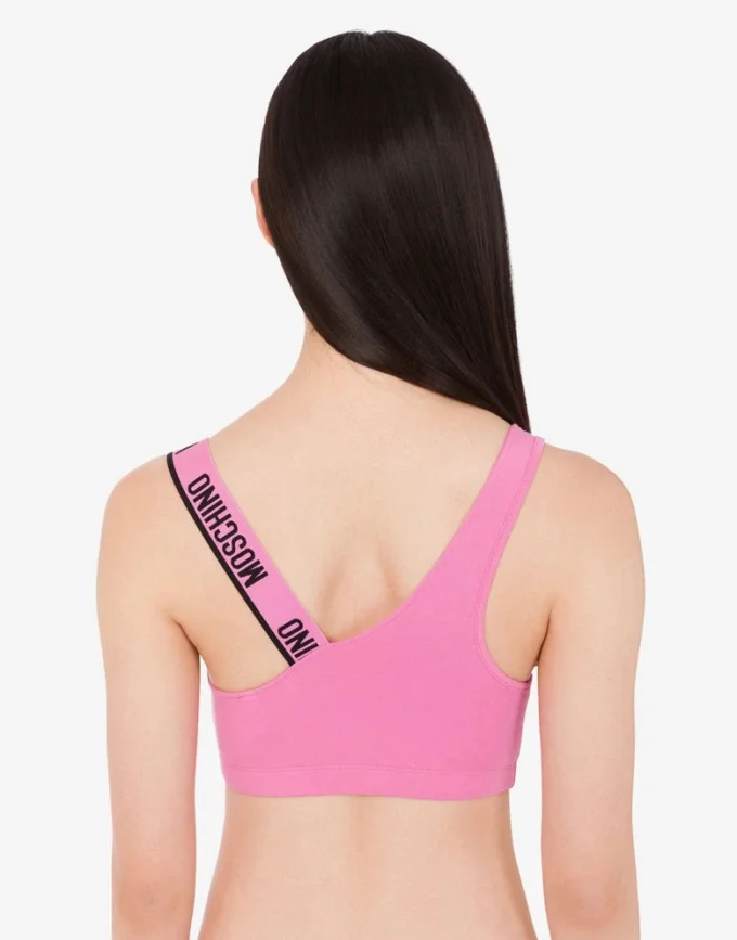 Stretch cotton jersey sports top