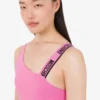 Stretch cotton jersey sports top